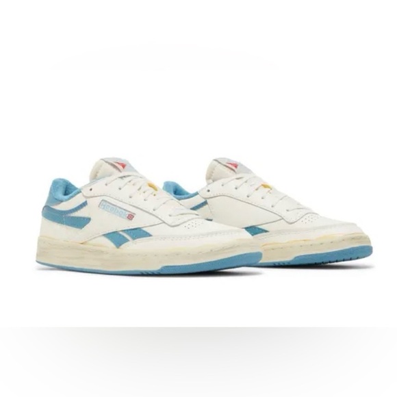 🔹 Reebok Club C 85 Revenge Vintage White Blue | Men’s Size 8 | Retro Classic - Picture 2 of 15